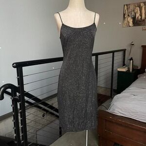 Gorgeous vintage silver sparkly dress